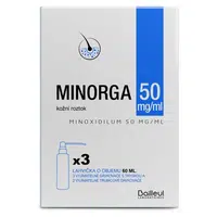 MINORGA 50mg/ml kožní roztok 3 x 60 ml