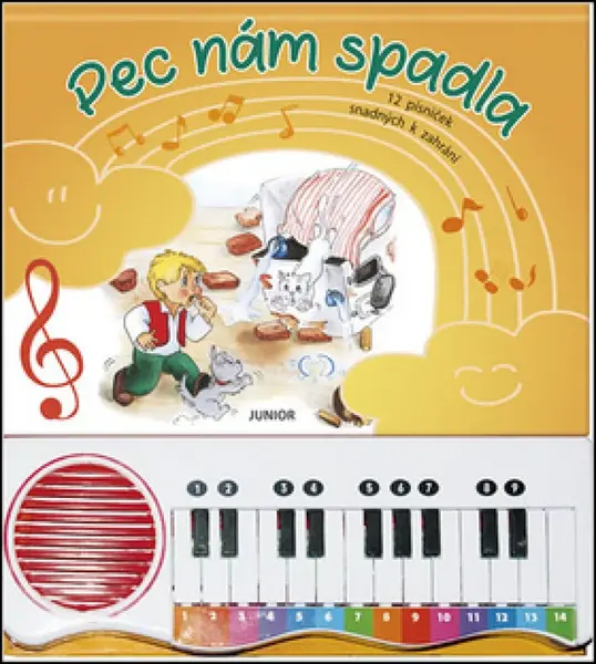 Pec nám spadla - 12 písniček snadných k zahrání (poškozené)