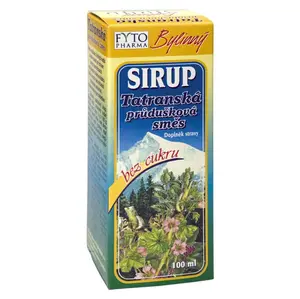 FYTOPHARMA Tatranská průdušková směs Bylinný sirup bez cukru 100 ml