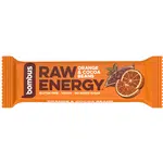 BOMBUS Raw energetická tyčinka pomeranč a kakaové boby 50 g