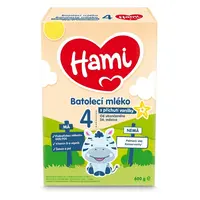 HAMI 4 Batolecí mléko s příchutí vanilky od ukončeného 24.měsíce 600 g