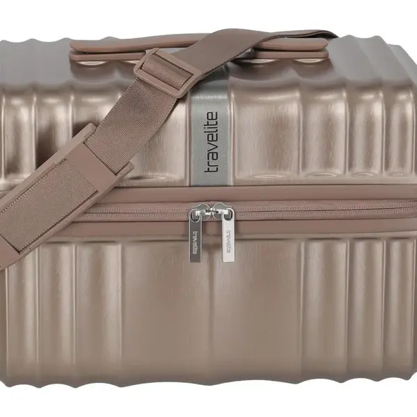 Kufřík na kosmetiku Travelite Paros Beauty Case Cappuccino