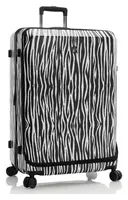 Velký skořepinový kufr Heys EZ Fashion L Zebra