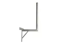 Anténní držák 35cm na zeď se vzpěrou, trubka 42/2mm, výška 56cm
