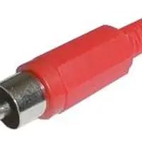 Konektor CINCH kabel plast červený