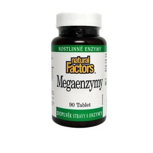 NATURAL Factors Mega Enzymy 90 tablet