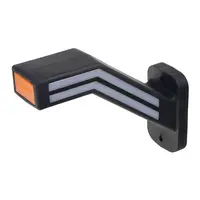 Poziční LED světlo (tykadlo) pro nákladní vozy CARCLEVER pravé červeno-bílo-oranžové TRL190P
