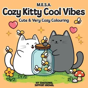 Cozy Kitty Cool Vibes: Cute & Very Cozy Colouring - M.E.S.A