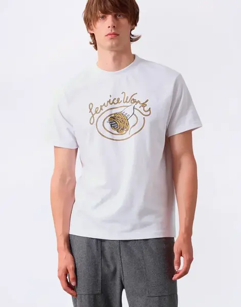 Tričko Service Works Spaghetti Tee White
