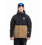 Meatfly pánská SNB & SKI bunda Vertigo Butternut / Black Ripstop | Černá | Velikost XXL
