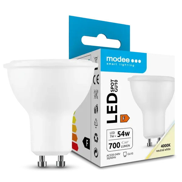 Modee Lighting LED žiarovka GU10 7W 4000K