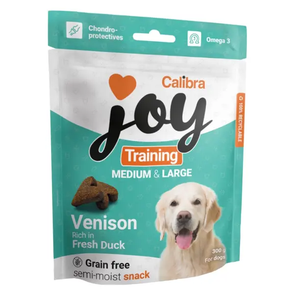 CALIBRA Joy Training M&L Venison&Duck trénikové  pamlsky pro psy 300 g