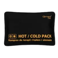 QMED Hot/Cold gelový polštářek černý 10 x 15 cm