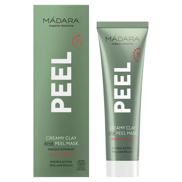 MÁDARA PEEL Krémová jílová peelingová maska s AHA kyselinami 60 ml