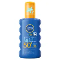 NIVEA Sun Kid's Protect & Care Barevný sprej SPF50+ 200 ml