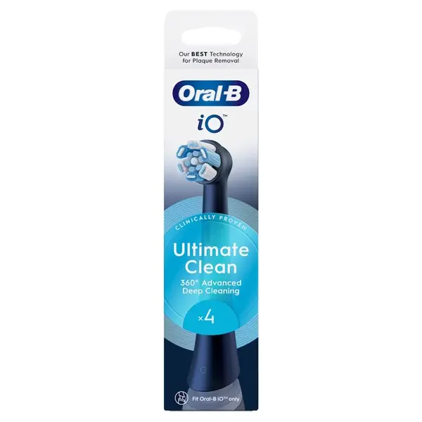 ORAL-B IO Ultimate clean black náhradní hlavice 4 kusy