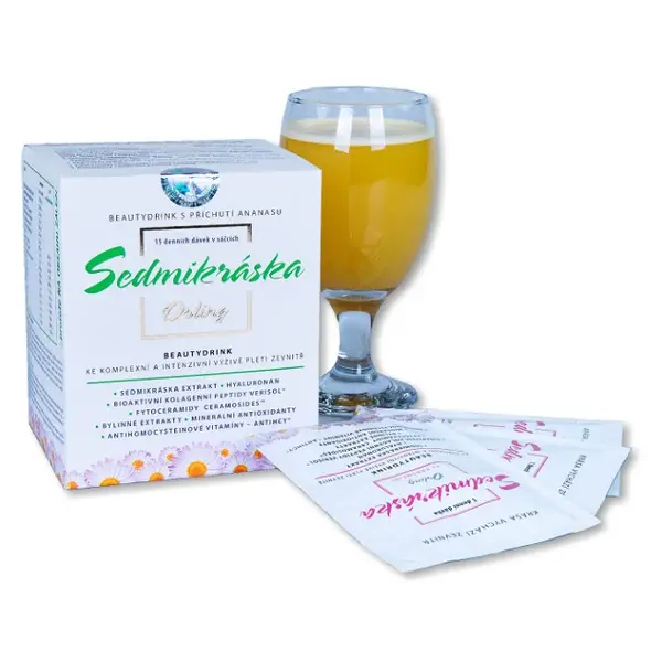 SEDMIKRÁSKA Beautydrink nápoj ananas 15x14 g