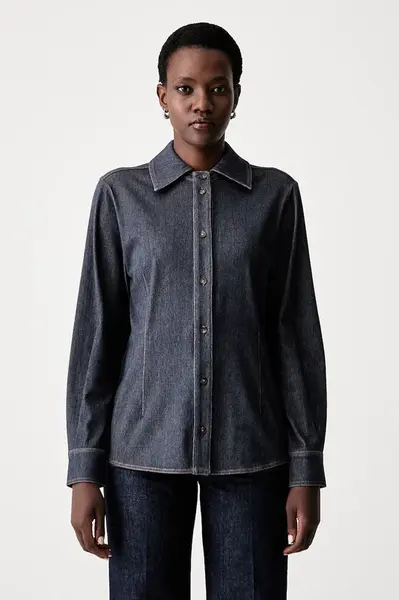 MM by Max Mara  košile dámská s viskózou MMLRAFIA