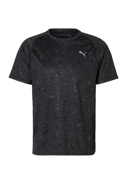 PUMA Funkčné tričko 'PWRTRAIN'  tmavosivá / čierna