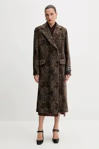 MSGM Vlnený kabát MSGM