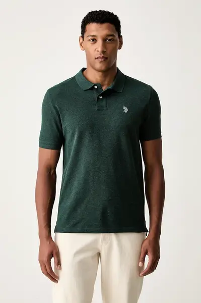 U.S. Polo Assn. polo tričko pánske bavlnené DHM PIQUE