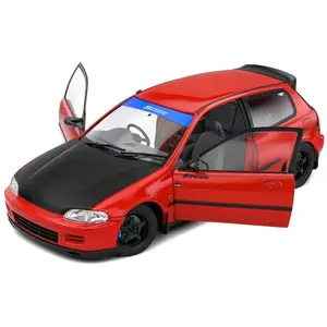 1:18 HONDA CIVIC (EG6) SPOON VERSION ČERVENÁ 1991 - SOLIDO