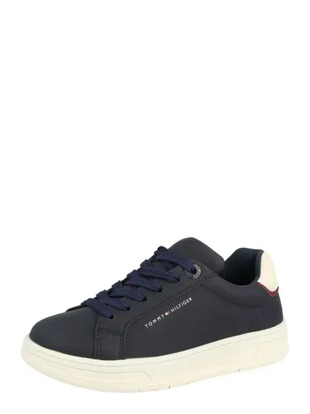 TOMMY HILFIGER Tenisky 'HAMPTON'  námornícka modrá / šedobiela