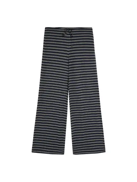 Bershka Nohavice  námornícka modrá / sivá