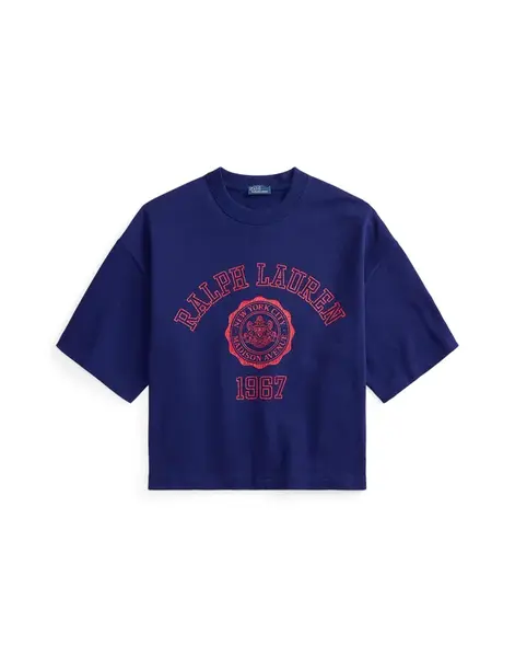 Polo Ralph Lauren Tričko  kráľovská modrá / červená