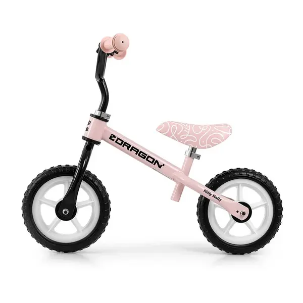 Detský balančný bicykel Milly Mally Dragon pink , 20C58418