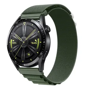 BStrap Nylon Loop remienok na Garmin Venu 2 Plus, green