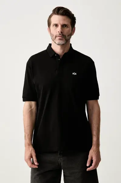 Armani Exchange  polo pánské s bavlnou