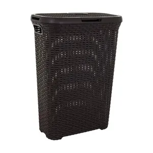 Koš na prádlo Curver Style 40L tmavě hnědý