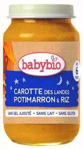 BABYBIO bio mrkva tekvica a ryža