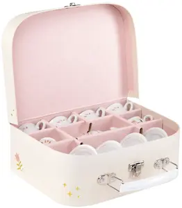 Porcelánový čajový set Růžový