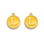 Golden Plated Alloy Enamel Charms