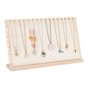 Wooden Necklace Display Stands