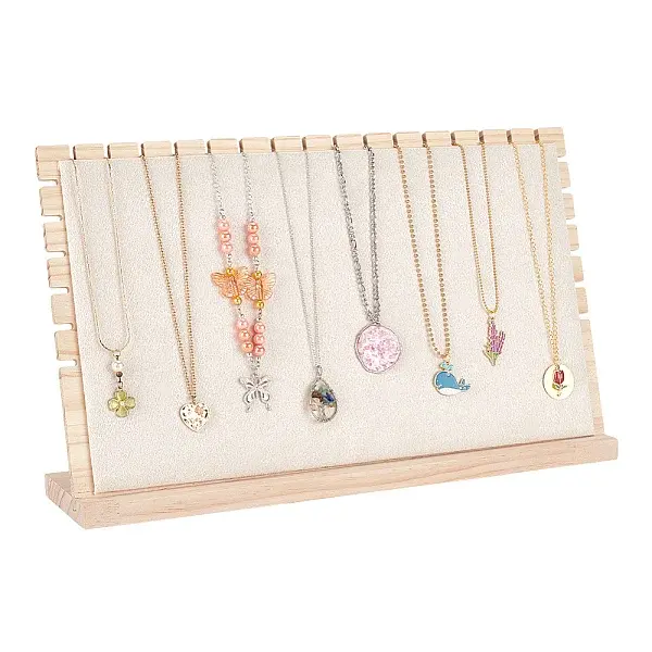 Wooden Necklace Display Stands