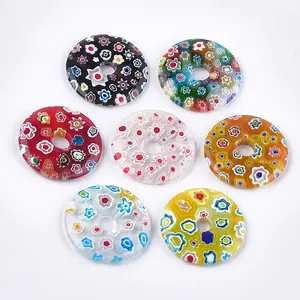 Handmade Millefiori Lampwork Pendants