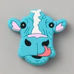 Cow Food Grade Eco-Friendly Silicone Focal Beads