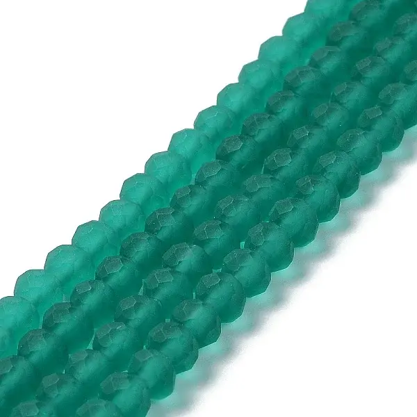 Transparent Glass Beads Strands