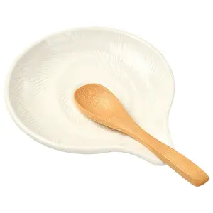 Round Ceramic Utensil Rest