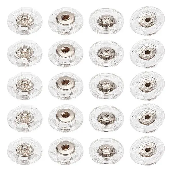 25Pcs Plastic Snap Button