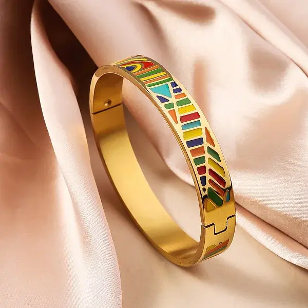 304 Stainless Steel Enamel Bangles