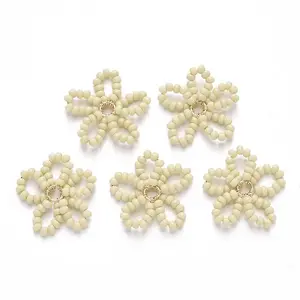 Glass Seed Beads Pendants