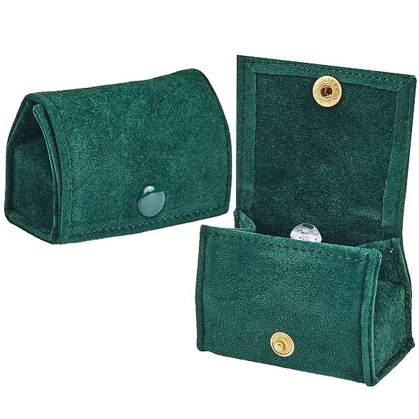 1Pc Arch Velvet Jewelry Storage Boxes