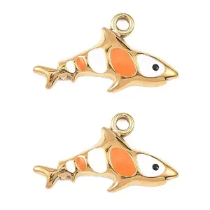 304 Stainless Steel Enamel Pendants