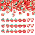 160Pcs 4 Styles Handmade Polymer Clay Bead