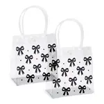 Rectangle Transparent Printed PVC Plastic Gift Tote Bags