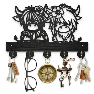 Wood & Iron Wall Mounted Hangers